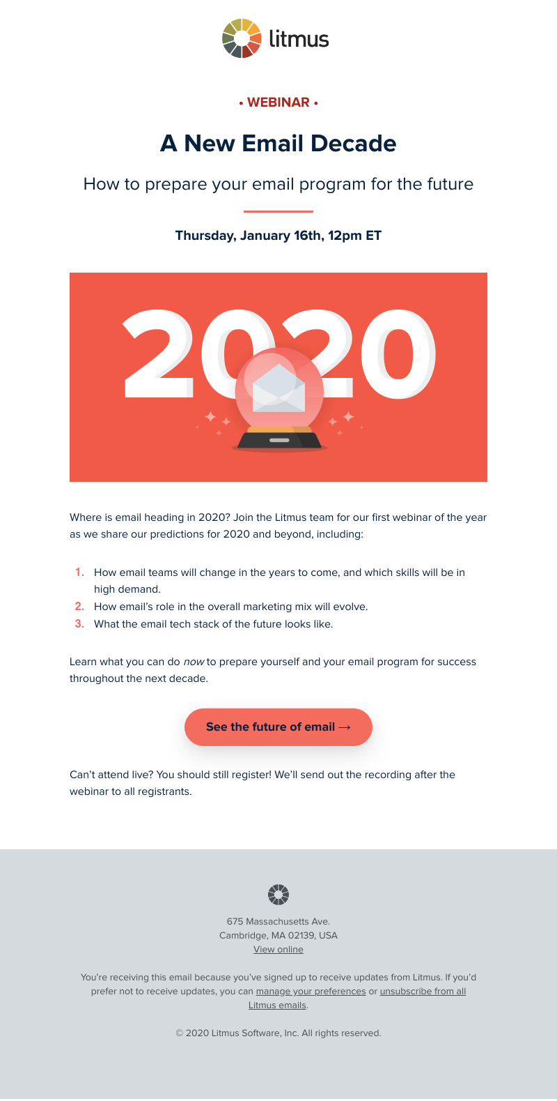Litmus - Get ready for a new email decade