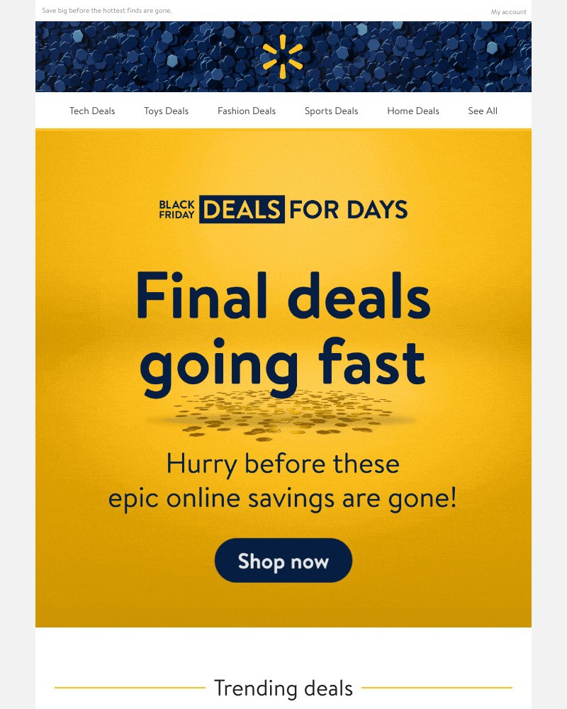 Walmart - Final deals: blink & you’ll miss ’em! 👀