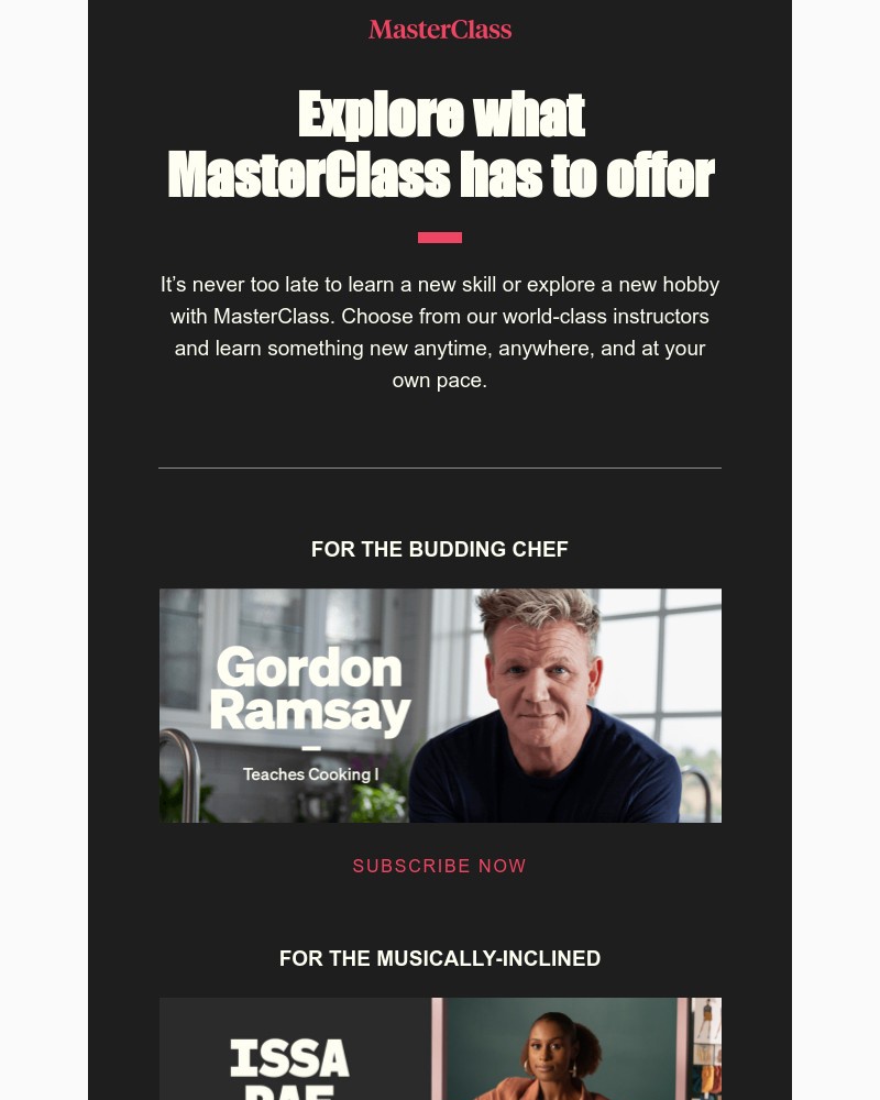  - Find your new passion