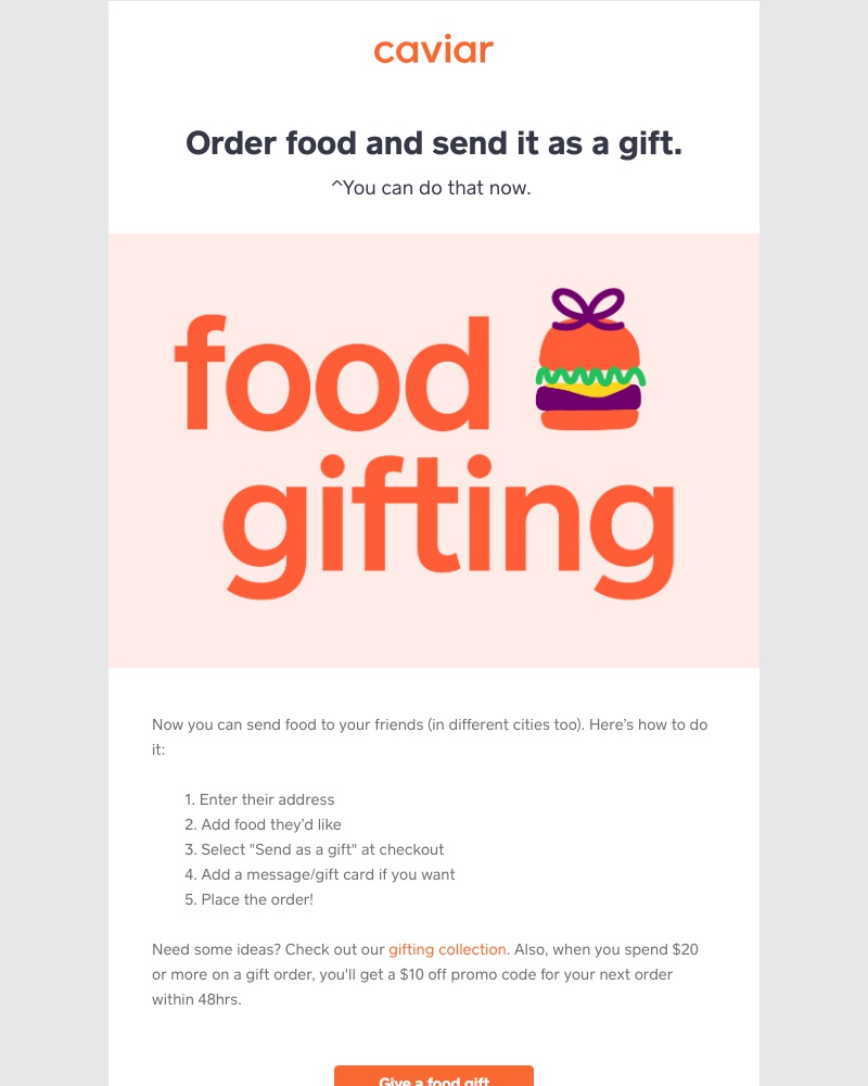  - Food-gifting made easy