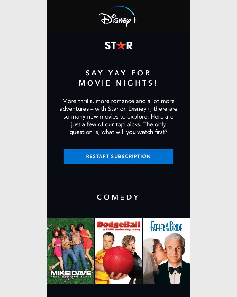 Disney+ - For movie nights in…