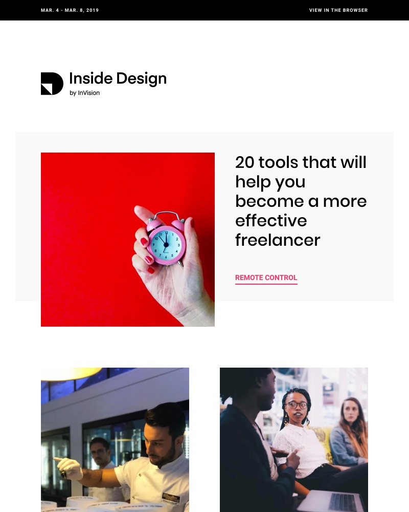 InVision - For whom the bell tools