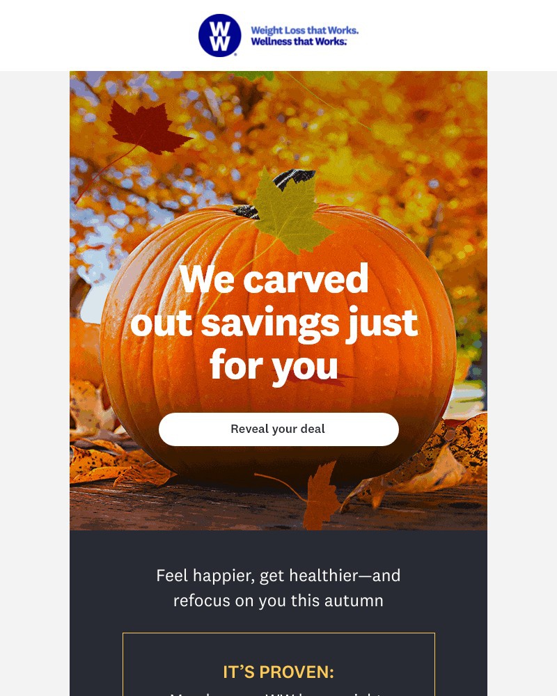 WW (Weight Watchers) - Forget the tricks and treat yourself today!
