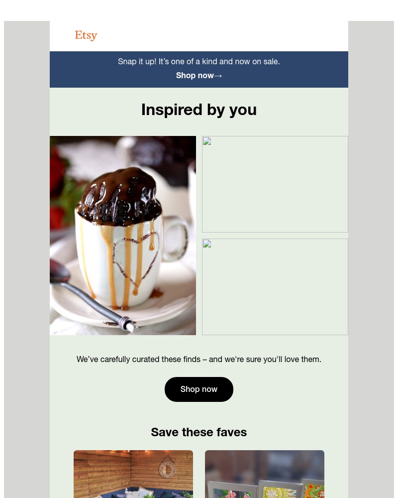 Etsy - Fresh, fantastic, and just for you
