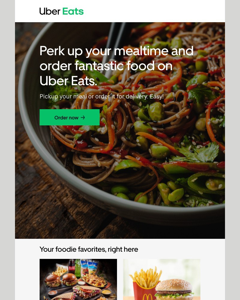 Uber Eats - Fuel your day, whatever your plans 🚶‍♀️ 🚗
