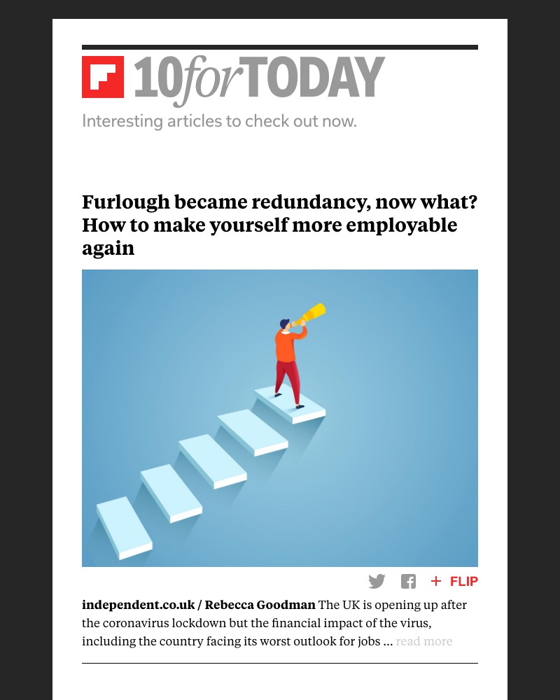 Flipboard - Furlough became redundancy, now what?
