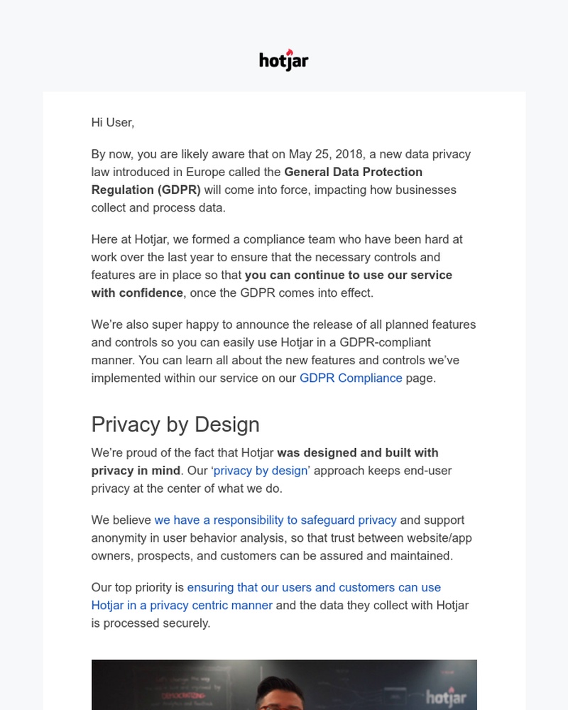 Hotjar - GDPR compliance made simple