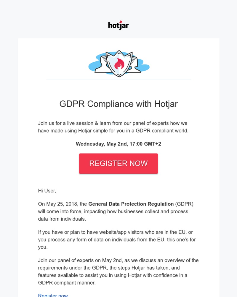 Hotjar - GDPR Compliance with Hotjar | Join Our Webinar