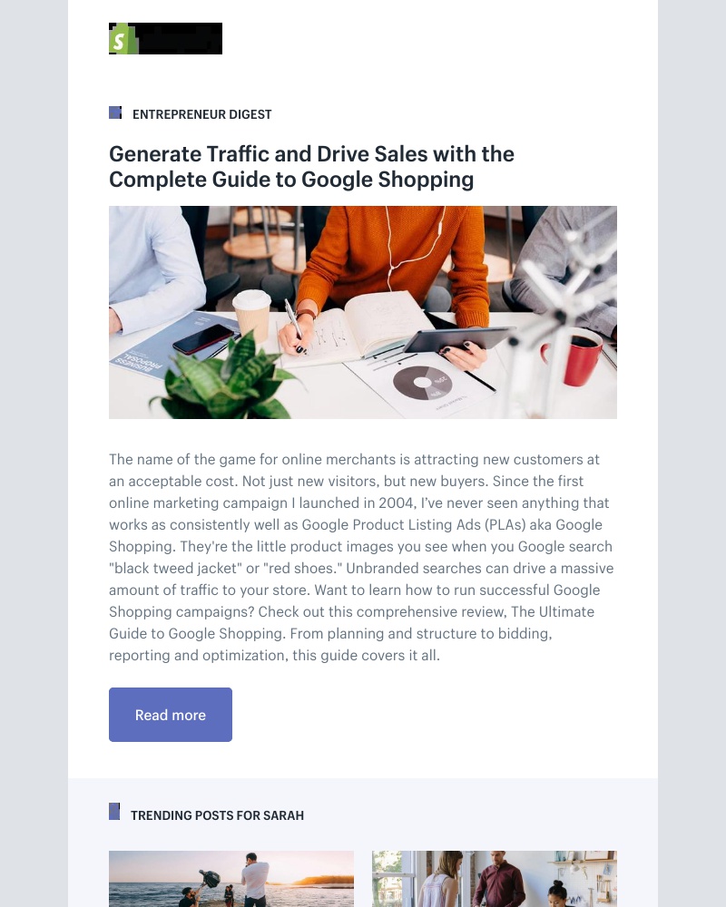 Shopify - Generate Traffic and Drive Sales with the Complete Guide to Google Shopping