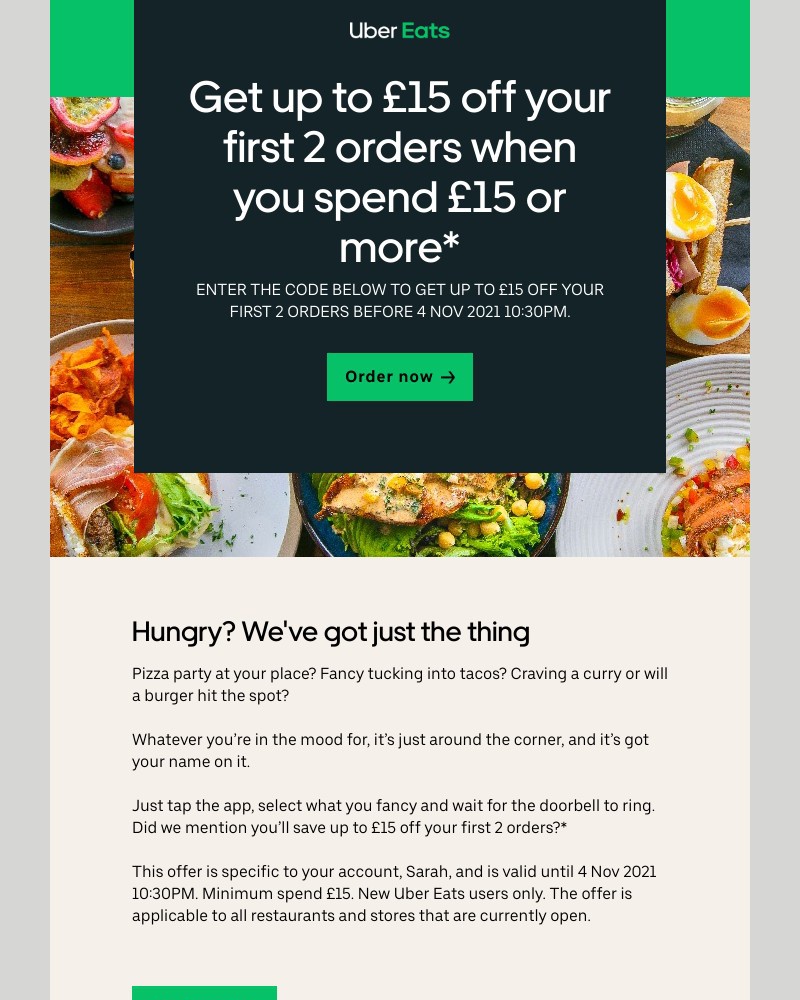 Onboarding on Uber Eats video screenshot