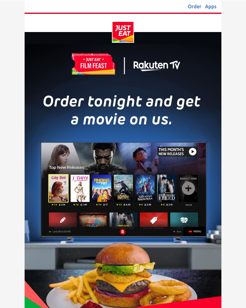 Ordering food on Just Eat video screenshot