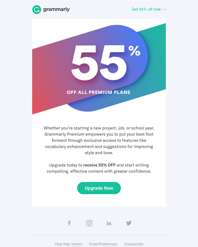 Grammarly - Get 55% Off During Our Best Sale of the Summer