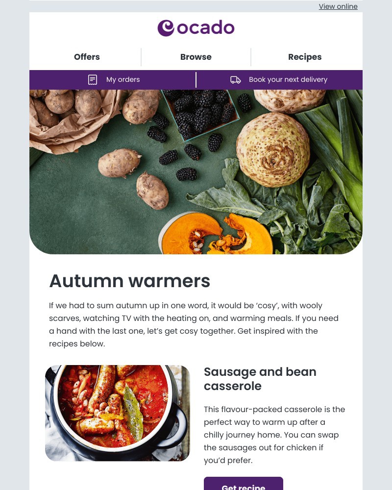  - Get cooking this autumn with these recipes