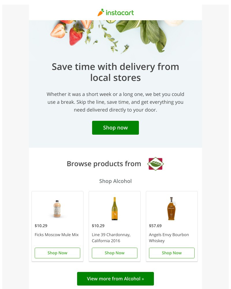 Instacart - Get deliveries from New Leaf Community Markets!