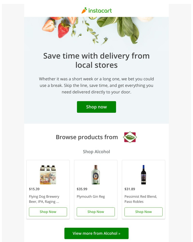 Instacart - Get deliveries from New Leaf Community Markets!