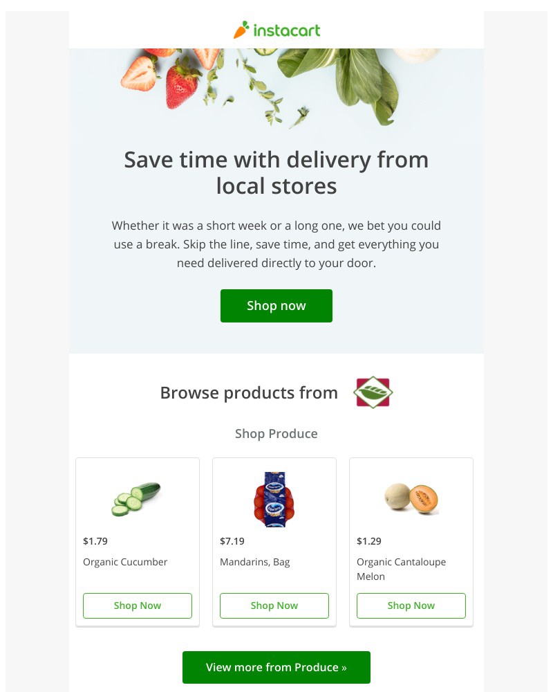 Instacart - Get deliveries from New Leaf Community Markets by Instacart!
