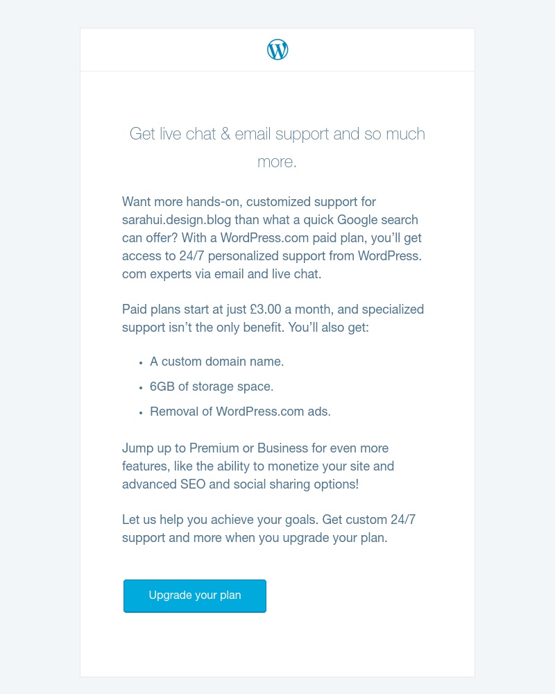 WordPress - Get expert support 24/7 for your new site