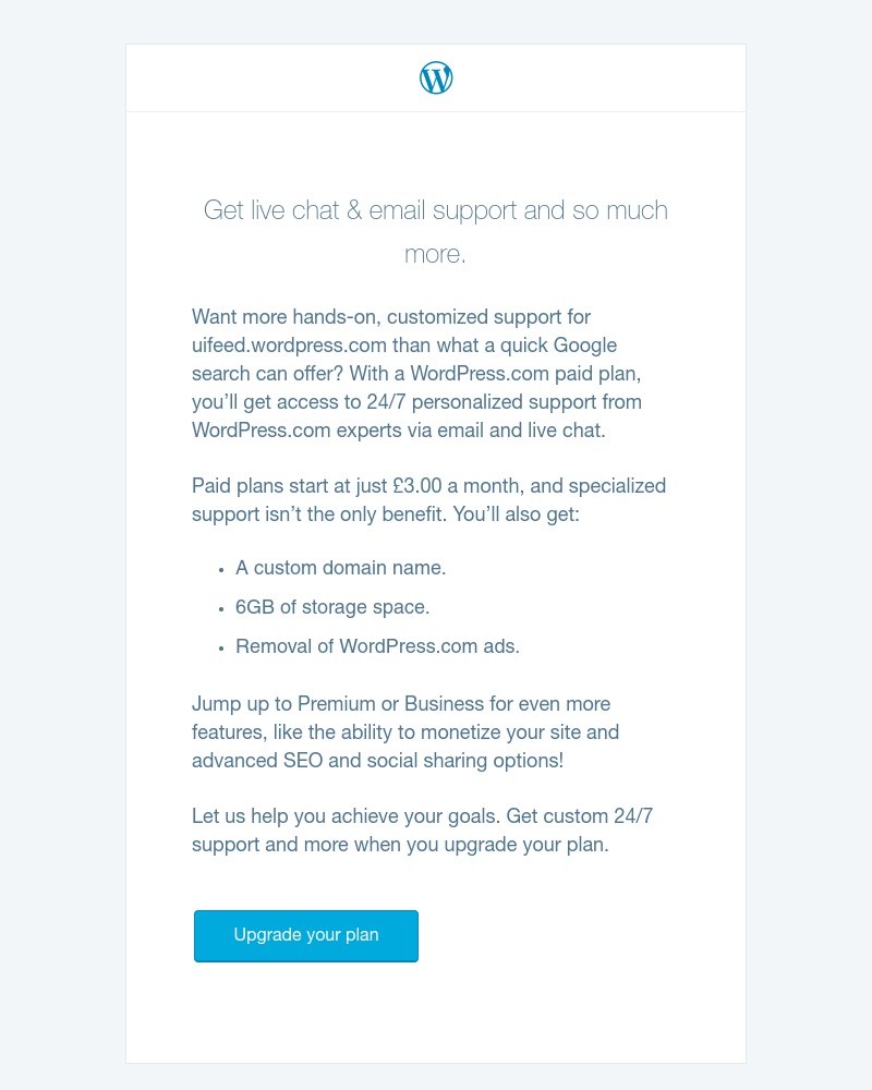 WordPress - Get expert support 24/7 for your new site