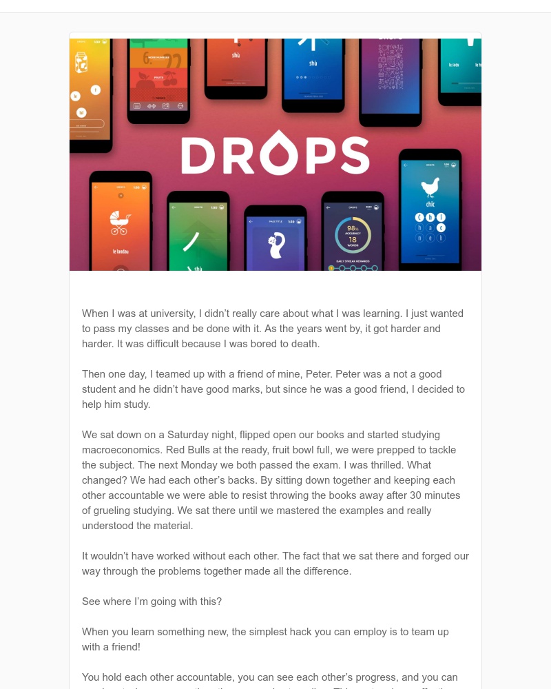 Drops - Get extra time in Drops free