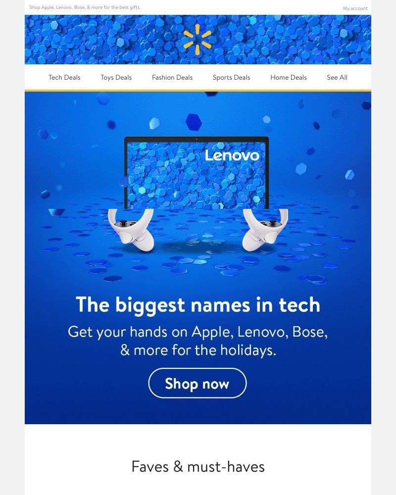 Walmart - Get in on the best tech brands around!
