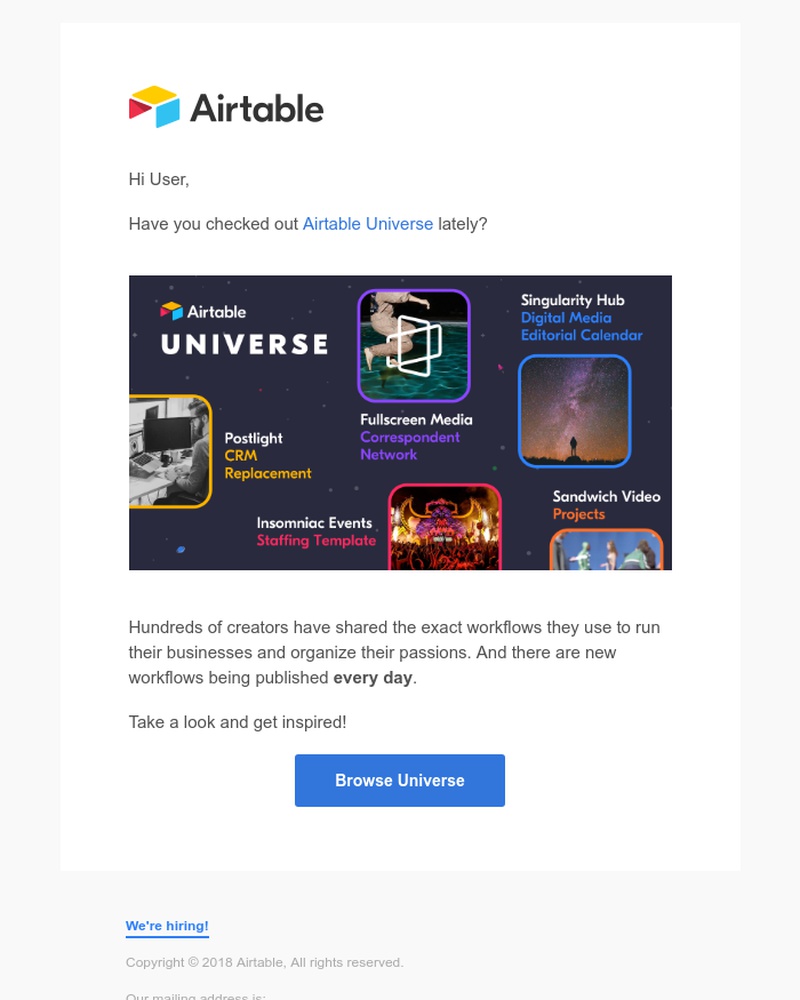 Airtable - Get inspired by Airtable Universe