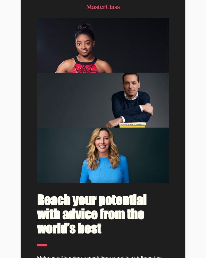  - Get inspired to reach your goals