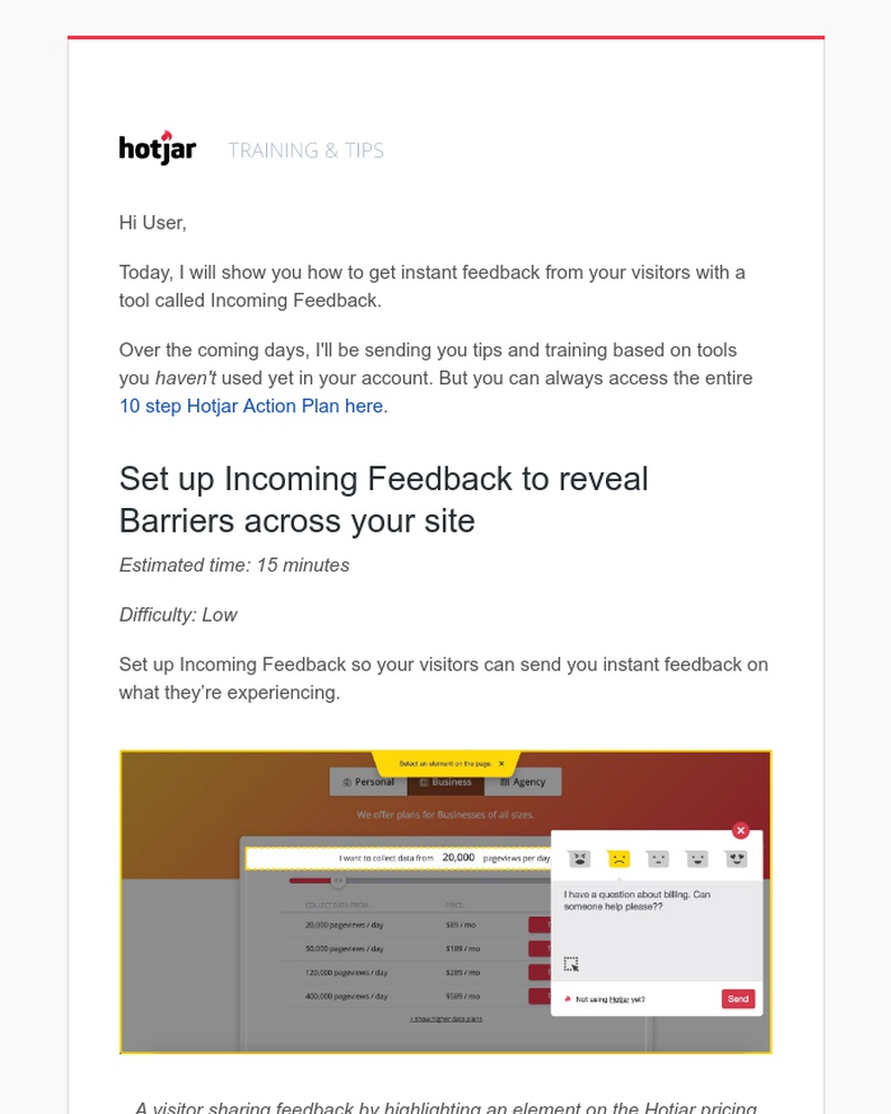 Hotjar - Get instant visual feedback from your visitors