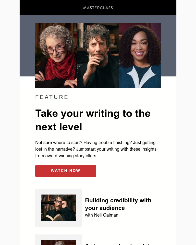  - Get over writer’s block