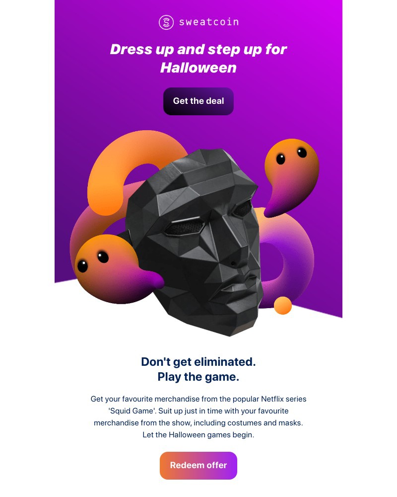 Sweatcoin - 🧛 Get ready for Halloween