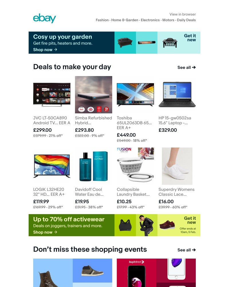 eBay - Get ready to shop, fab finds are just inside