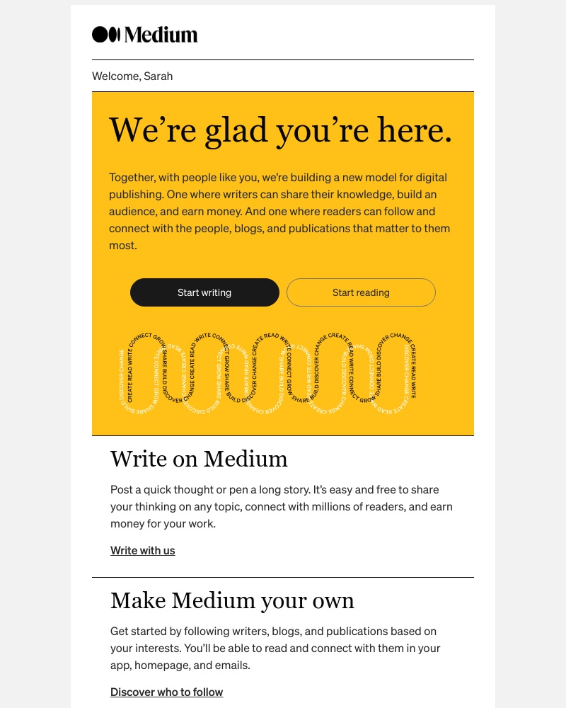 Medium - Get started with Medium
