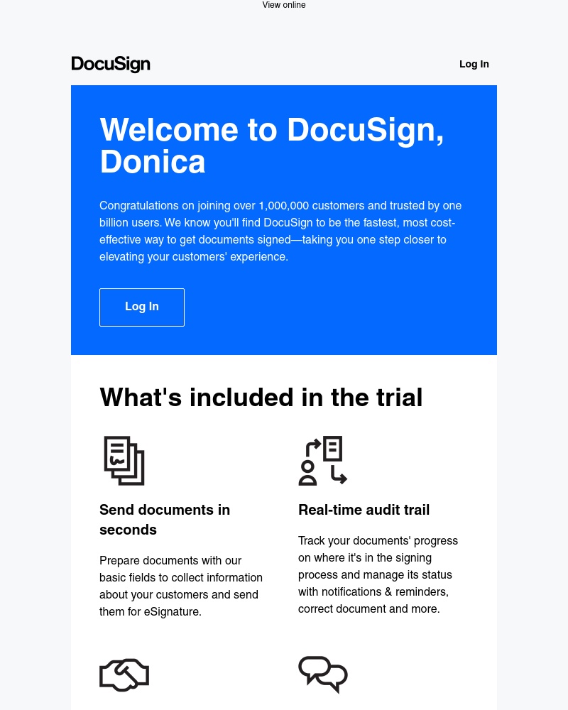  - Get started with your DocuSign trial