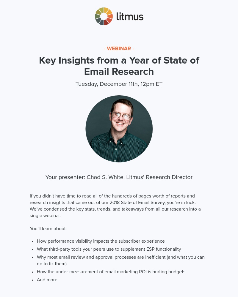 Litmus - Get the key insights from a year of email research [Webinar]