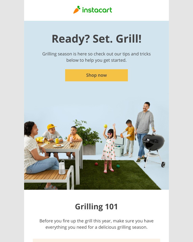 Instacart - Get the most out of grilling season