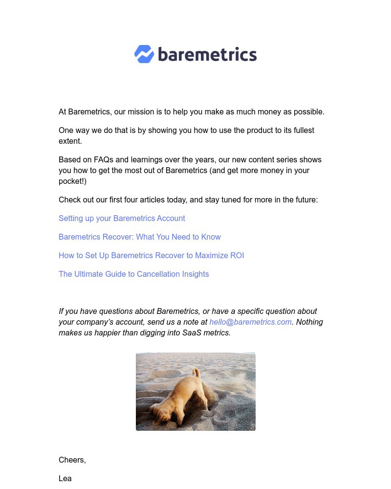 Baremetrics - Get the most ROI from Baremetrics