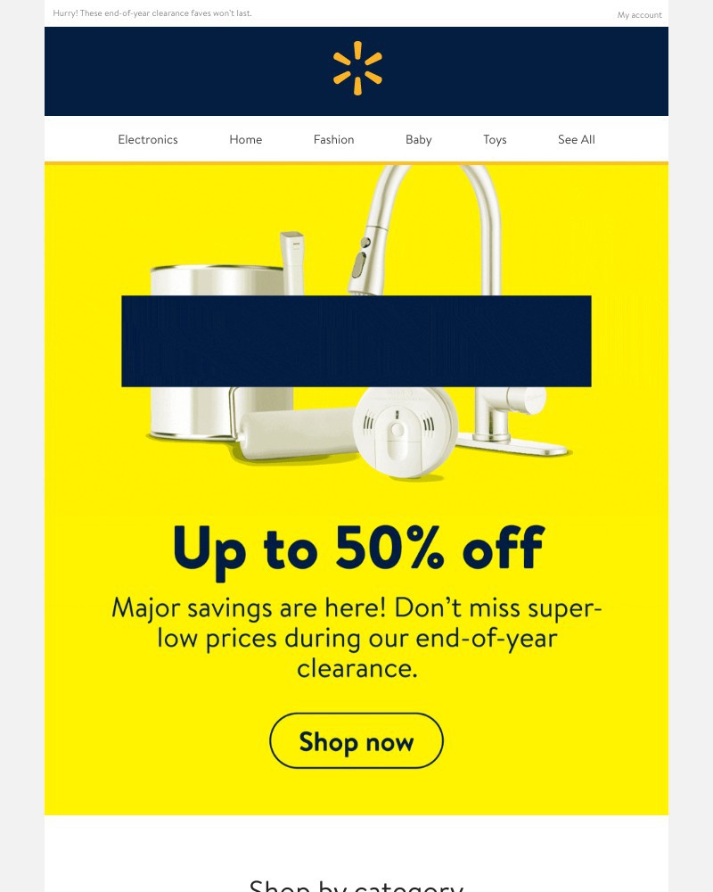 Walmart - Get up to 50% off now 🥳