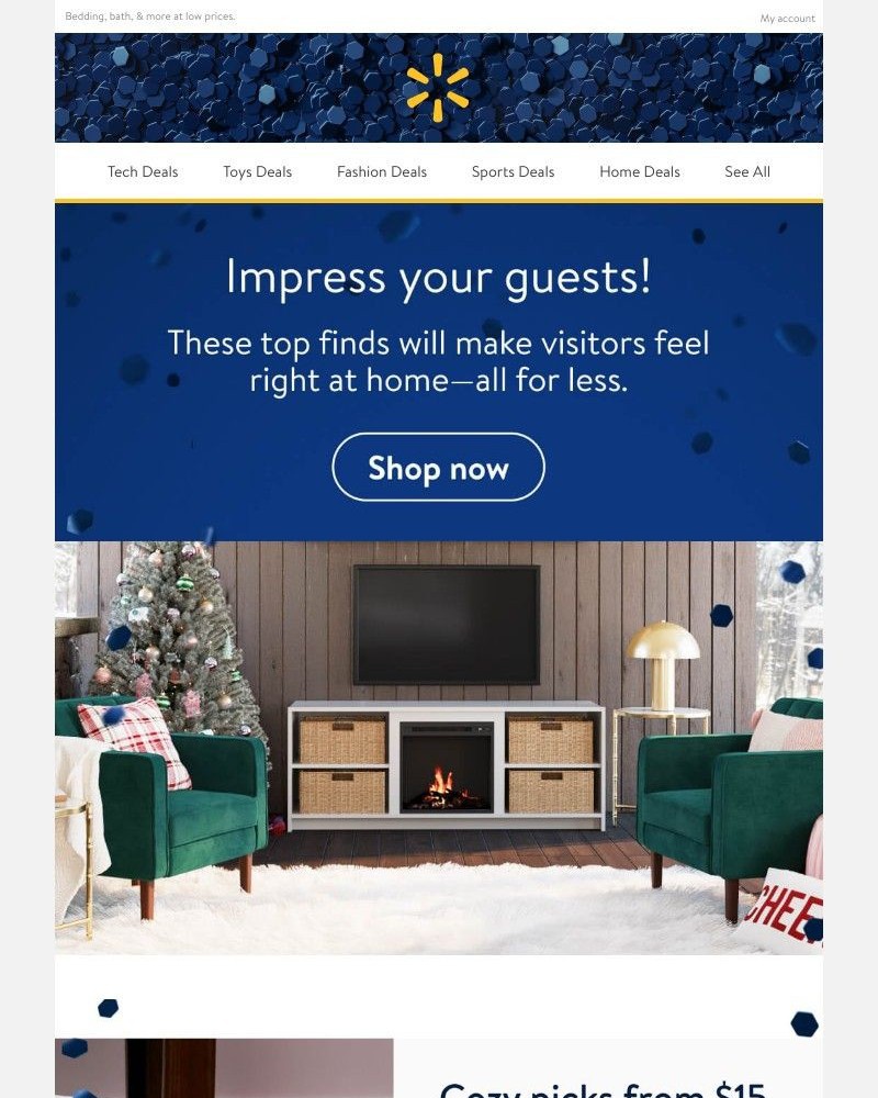Walmart - Get your home ready for guests!