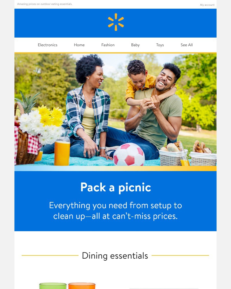 Walmart - Get your picnic basket ready! 🧺