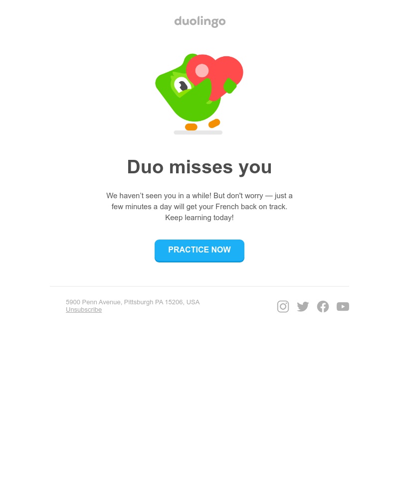Duolingo - 👏 Give French another try!