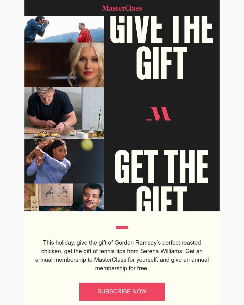  - Give one annual membership. Get one free.