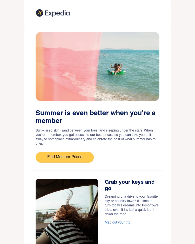 Expedia - Go someplace new this summer with member-only deals