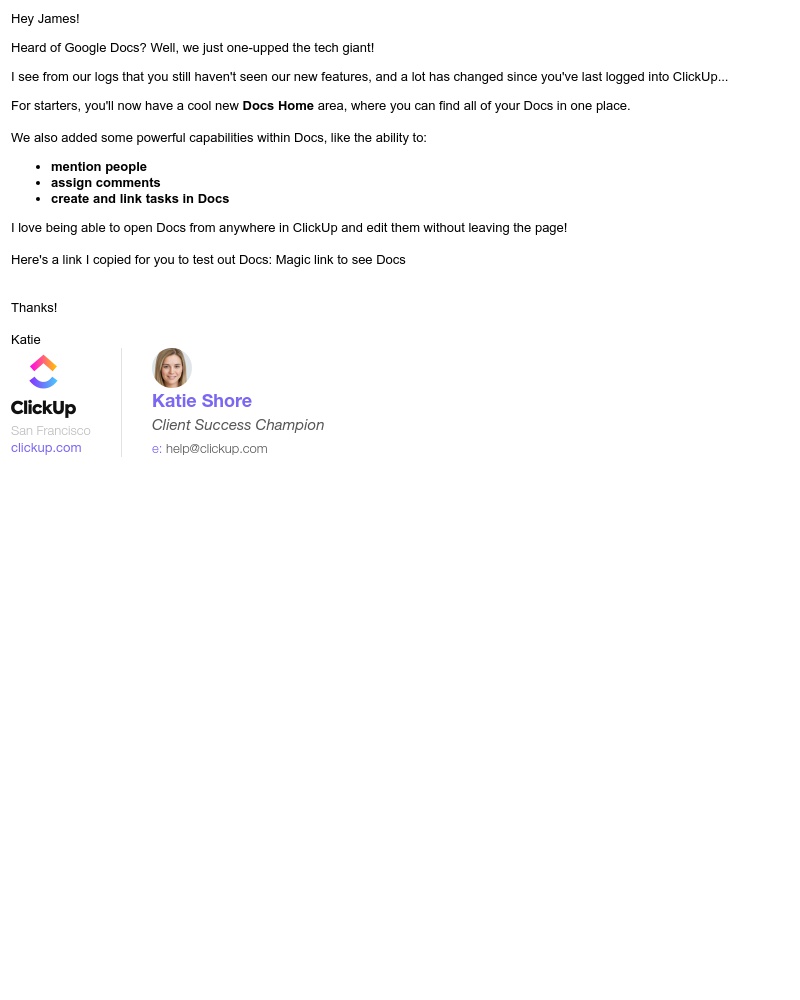 ClickUp - Google Docs on steroids 💪