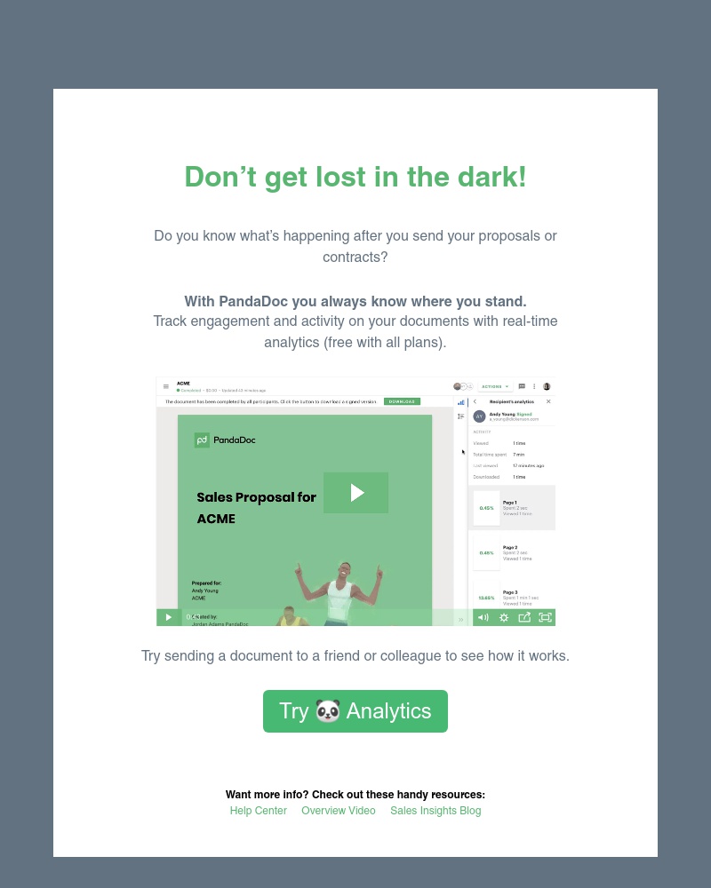 PandaDoc - Google Docs, Word, and PDFs can’t do this - and it stops you from closing deals!