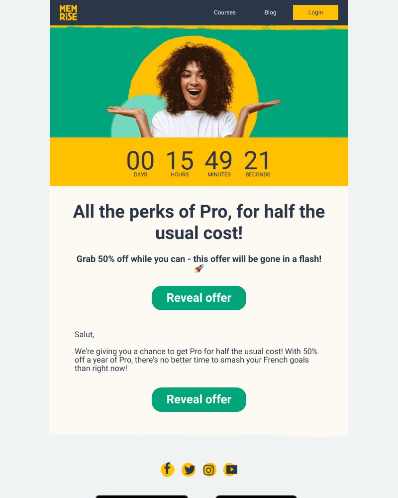 Memrise - Guess who's back, back again... it's 50% off!