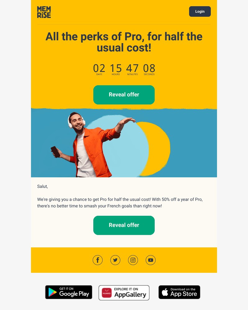 Memrise - Guess who's back, back again... it's 50% off!