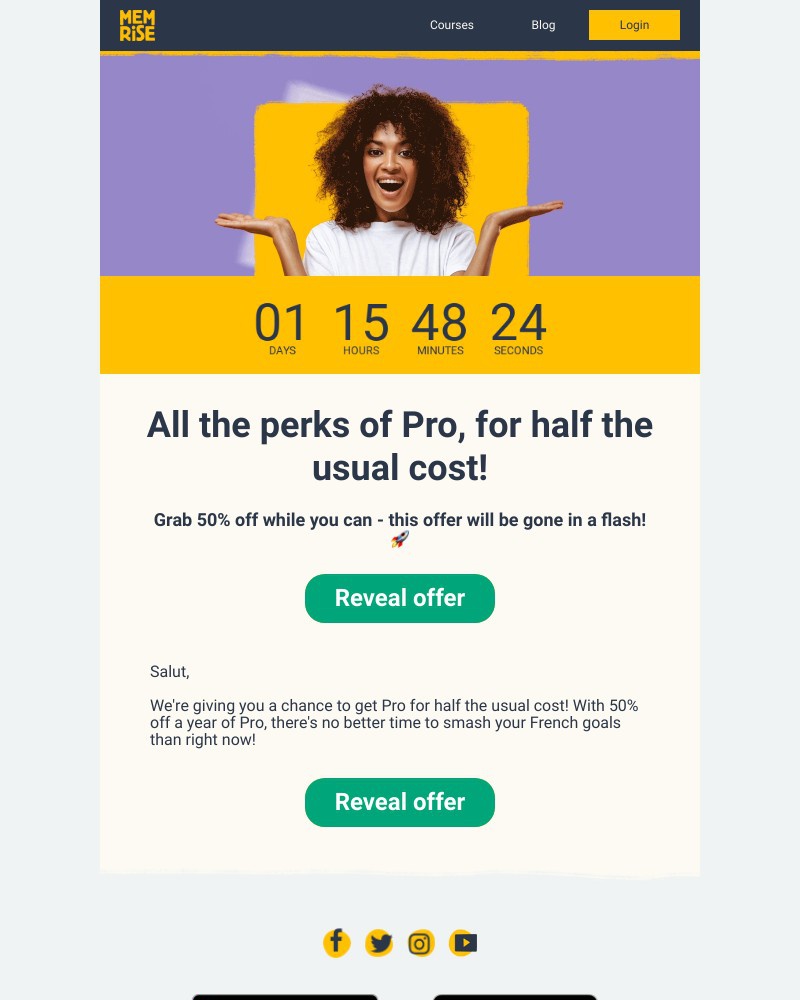 Memrise - Guess who's back, back again... it's 50% off!