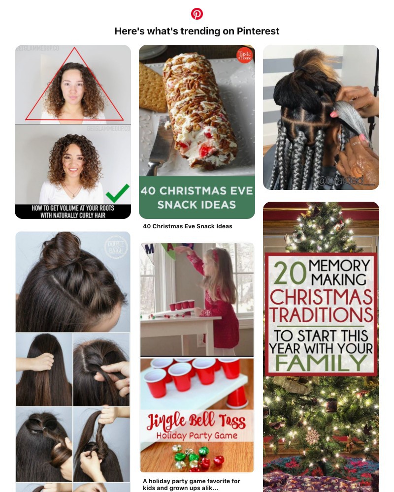 Pinterest - 💇 Hairstyle, Christmas eve and more Pins popular on Pinterest