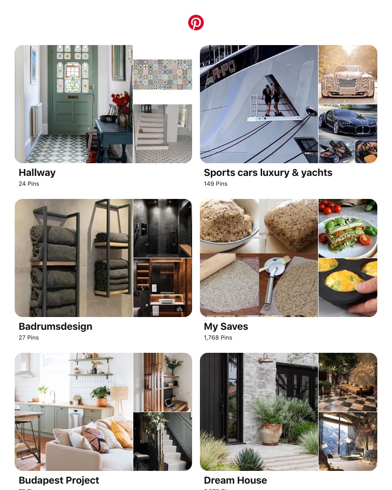 Pinterest - "Hallway", "Sports cars luxury & yachts" and 8 other boards like yours