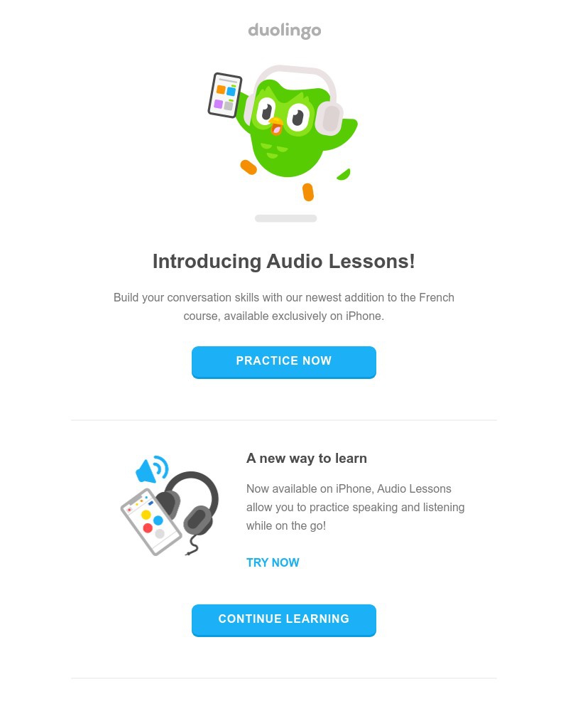 Duolingo - 🎉 Hands-free practice is here!