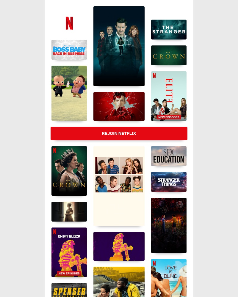 Netflix - Happy Friday, Sarah! Time to come back to Netflix...